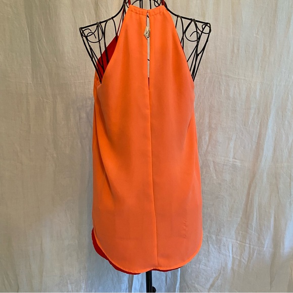 NWOT Express S/P reversible swing tank top. Orange/Red. - Picture 3 of 9